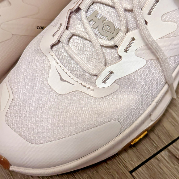 HOKA Transport Women Sneakers Eggnog Sz7B Vibram Sole CORDURA Neutral Minimalist - Picture 11 of 11